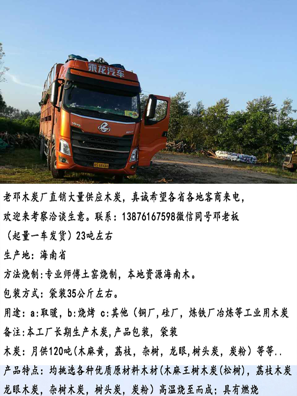 海南老邓木炭厂 传统工艺与现代需求的绿色桥梁